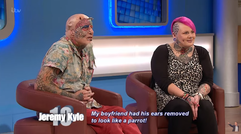 The Dude Who Chopped Off His Ears To Look Like A Parrot Was On Jeremy Kyle