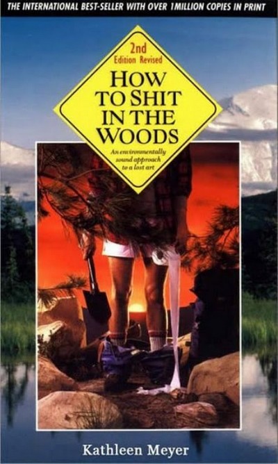 Weird Mental Book Covers - Poo in the woods