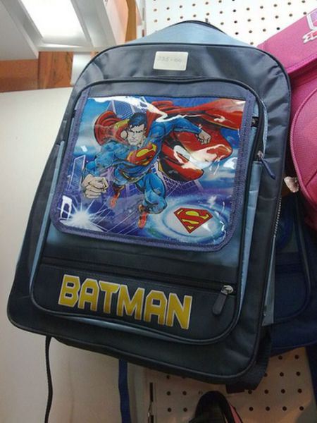 batman superman bag