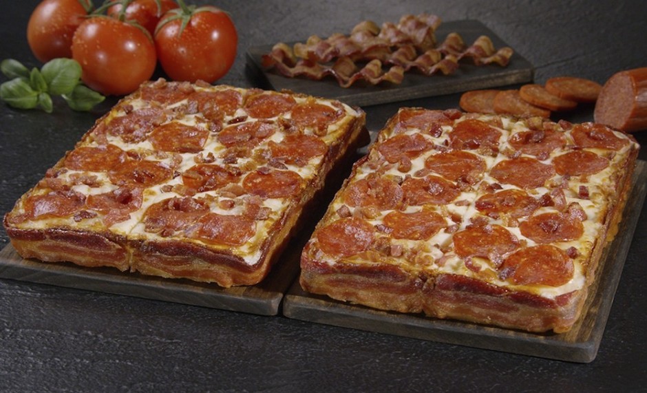 Little Caesars Introduces Bacon Wrapped Pizza