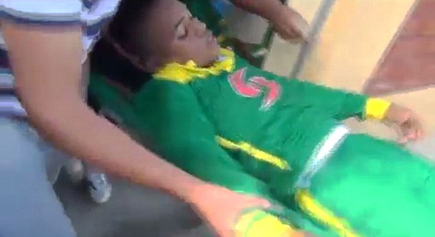 VID: Footballer Gets Second Severe Beating In Year from Fans