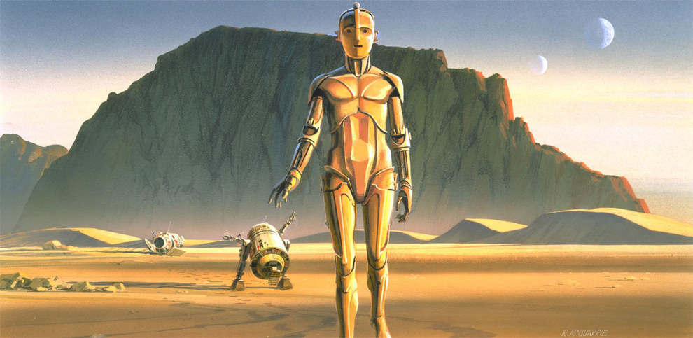 Star Wars Concept Art - Ralph McQuarrie - C3PO