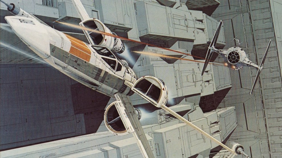 Star Wars Concept Art - Ralph McQuarrie - X-Wing