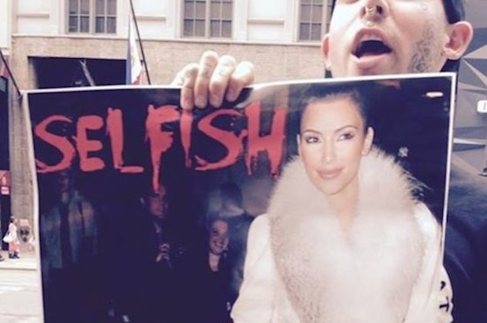 Watch These Animal Activists Terrorise Kim Kardashian For Wearing Fur