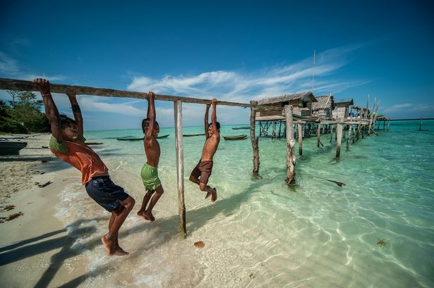 Bajau people of Malaysia - Children Playing