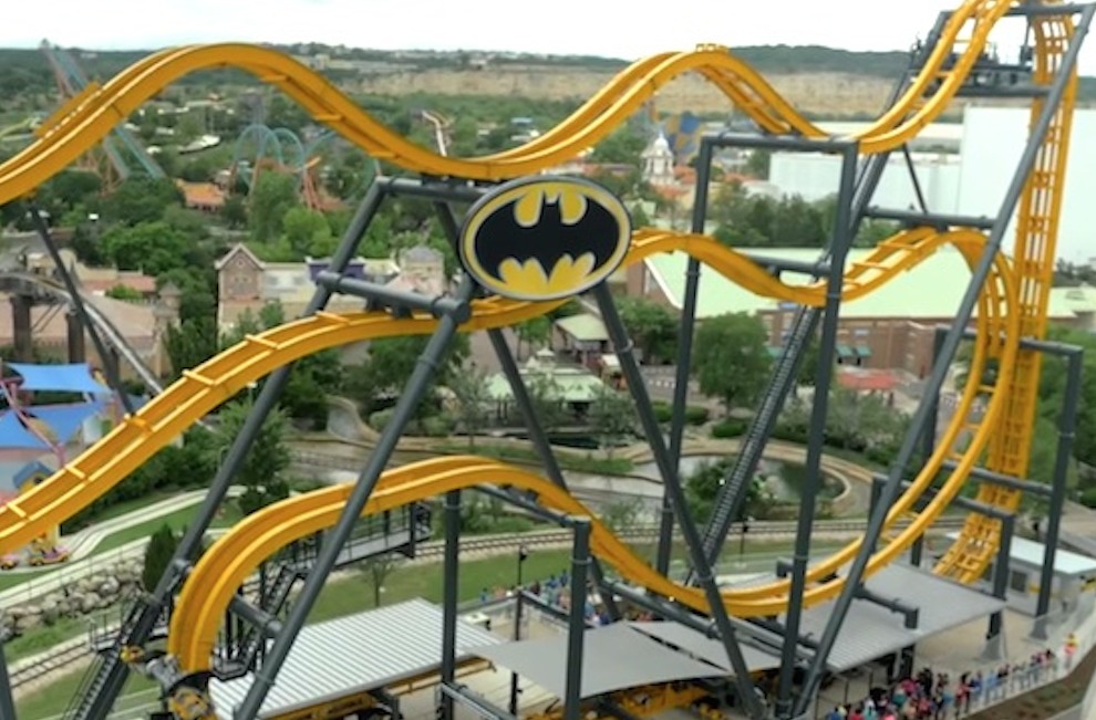 batman roller coaster toy