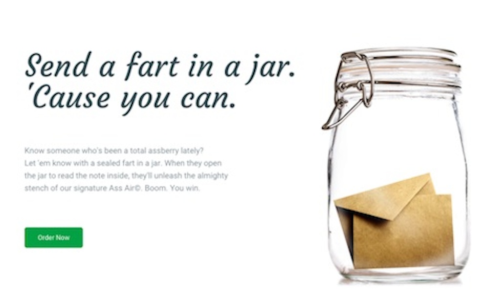 You Can Now Send Your Enemies A Fart In A Jar