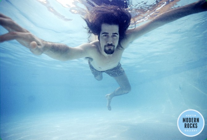 Nirvana Nevermind Pool Photoshoot 2