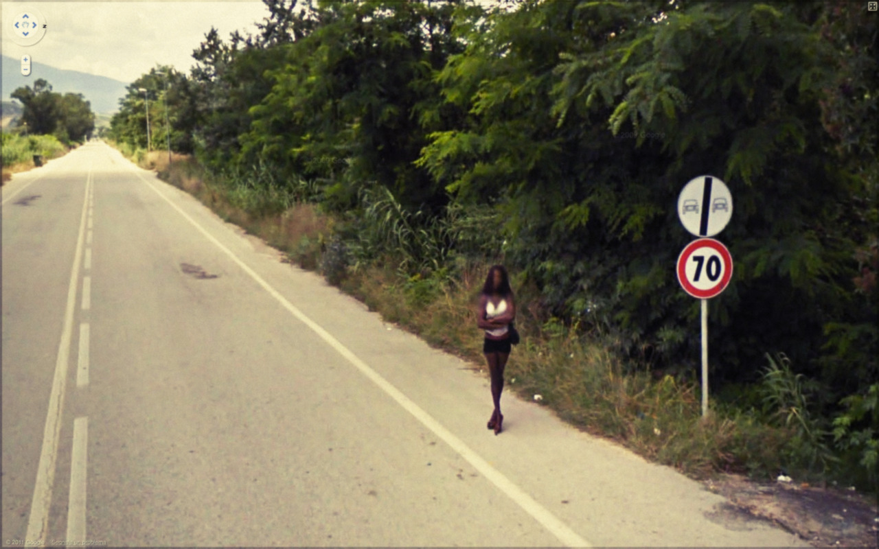 Weird Google Street View - Hooker