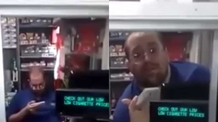 Walmart Employee Caught Wanking Behind The Till Refuses To Admit It Despite Evidence On Camera