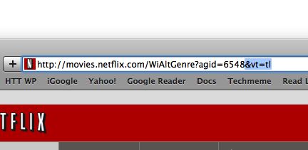 NetFlix URL