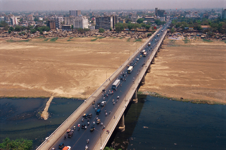 Nehru bridge ; Ahmedabad ; Gujarat ; India