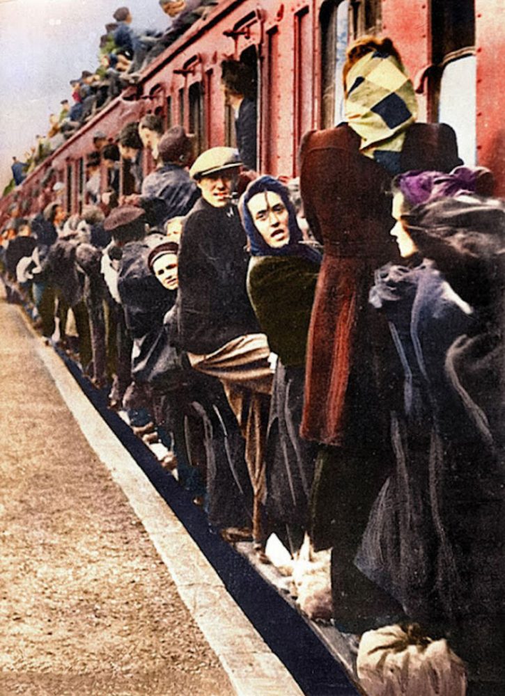 These Colourised Photographs Of WW2 Refugees Put The Current Migrant ...