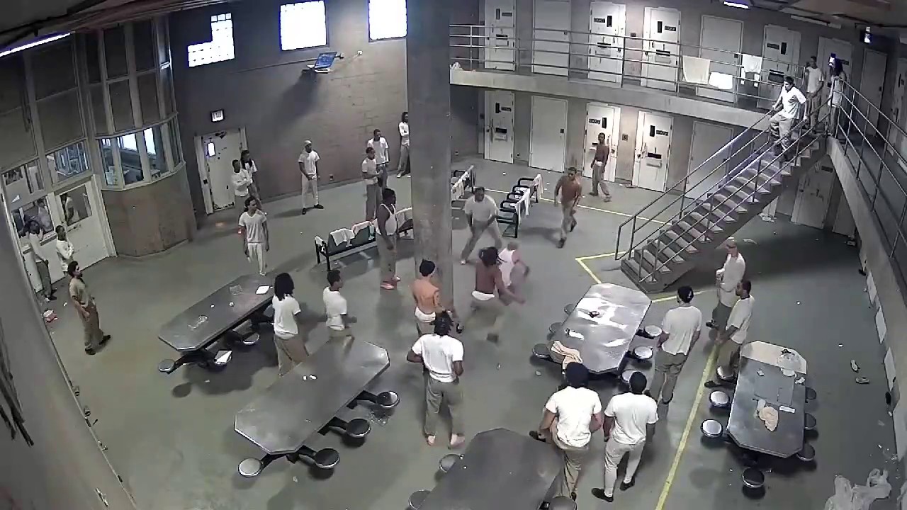 Leaked Footage Shows Chaotic Prison Riot Where Inmates Used Inhalers As 