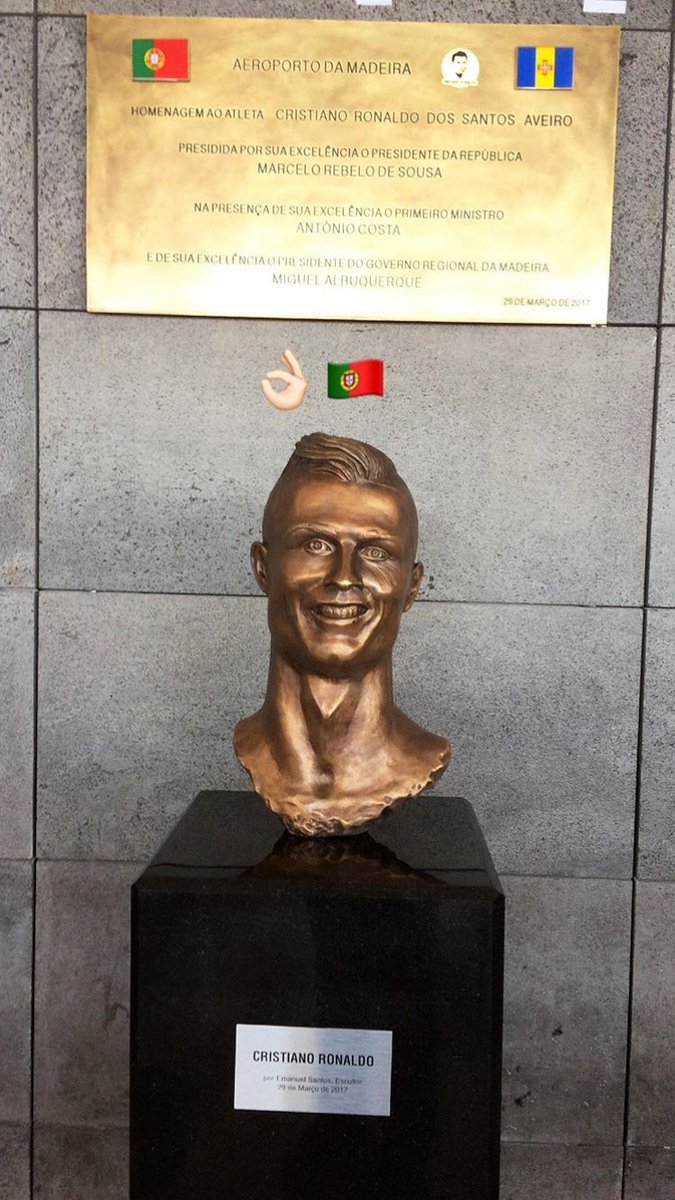 Airport Honours Cristiano Ronaldo With The World S Most Horrifying Statue