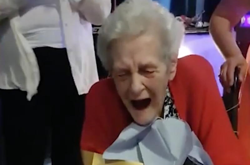 90 Year Old Granny Gets Presented With Squirting Penis Cake At Birthday Party Ladbible 