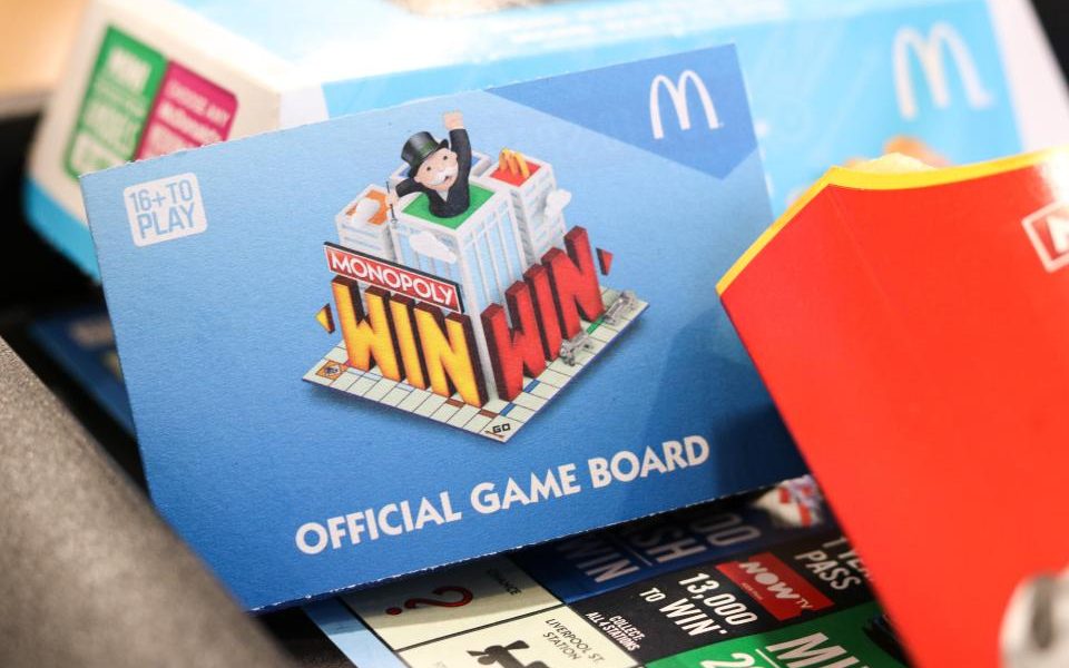 mcdonalds toys monopoly