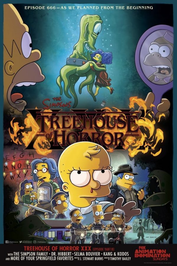 The Simpsons Are Spoofing Stranger Things In Treehouse Of Horror XXX