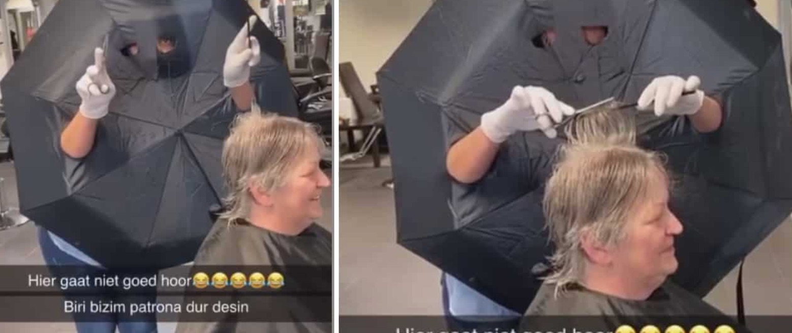 haircut umbrella meme