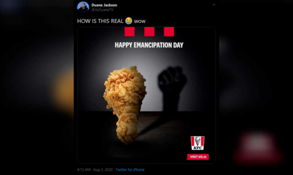 Kfc Apologises For Comparing Chicken Drumstick To Black Fist In New