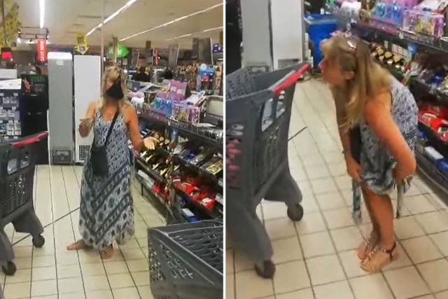 A Supermarket Refused To Serve This Woman Without A Mask So She Took