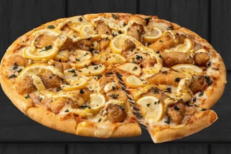 Domino's Have Released A Fish And Chips Pizza Topped With Lemons