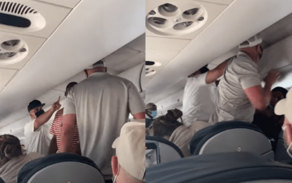 Insane Airplane Brawl Breaks Out Between Passengers Over Reclining Seat